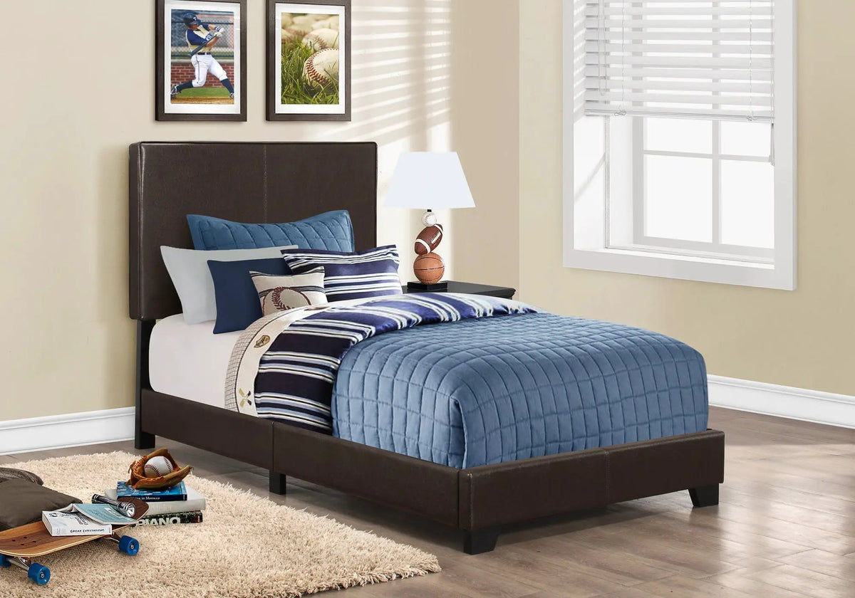 Upholstered Storage Bed | Transitional Style | Low Profile Platform Frame | 45.75 Inch Height