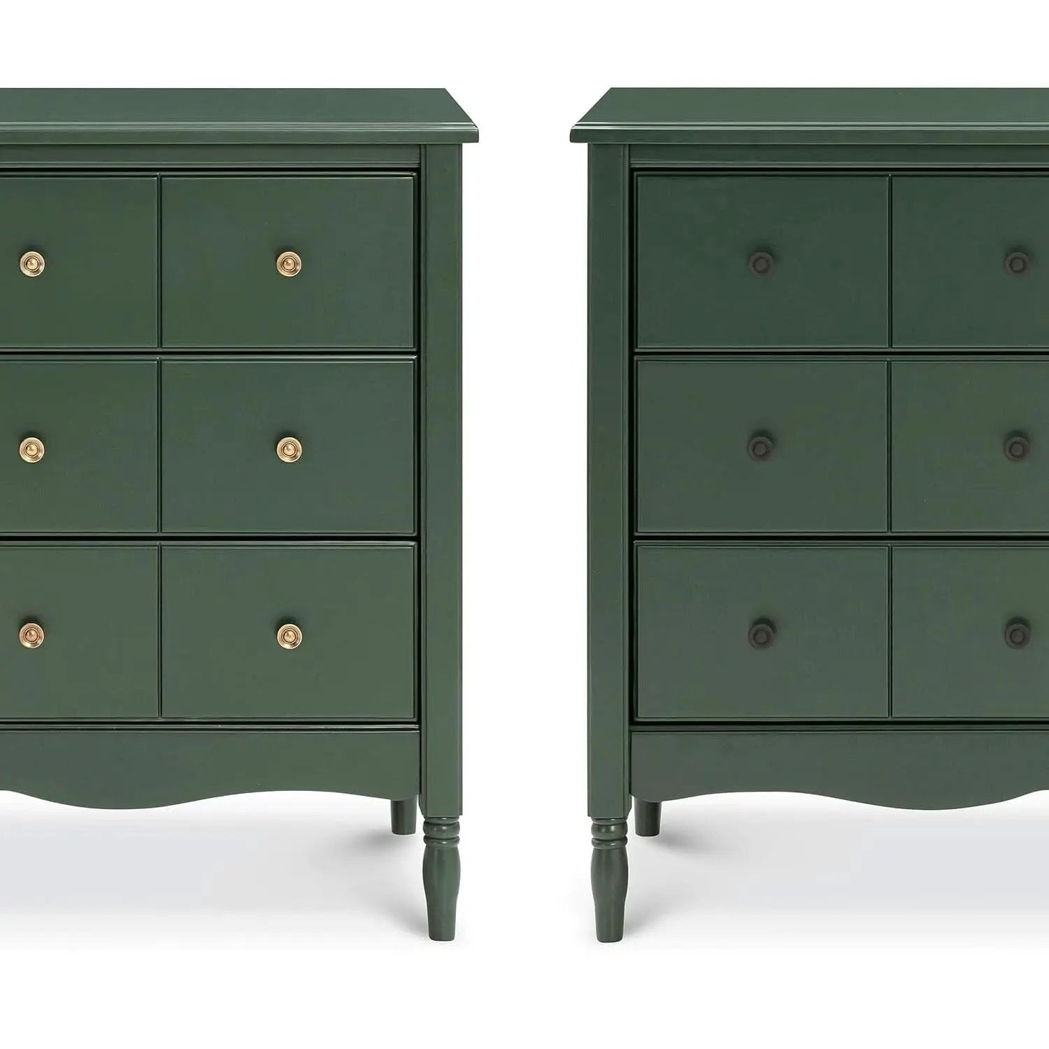 Liberty Forest Green Six Drawer Dresser With Knobs from PriceLows™