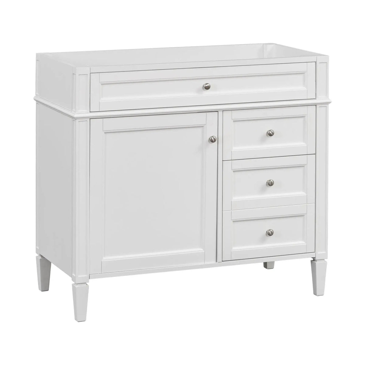Bathroom Vanity | 3 Drawers | Blue Finish | Tip Out