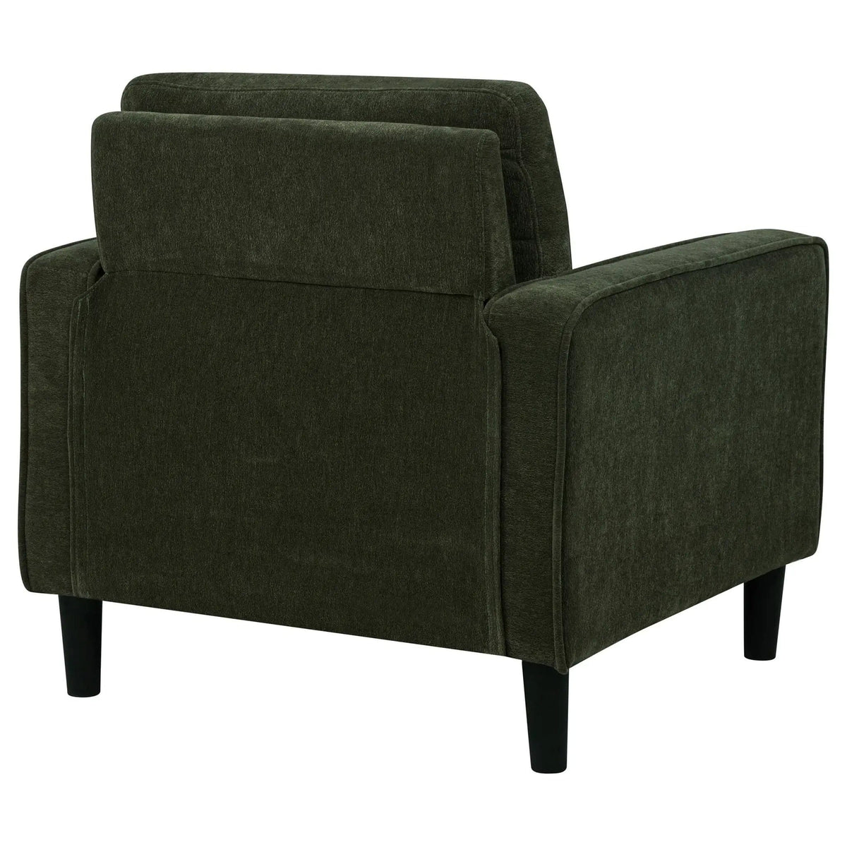 Ruth Fabric Upholstered Track Arm Accent Chair Matcha | 32.25 x 31.5 x 33.5 in | Fabric | Green