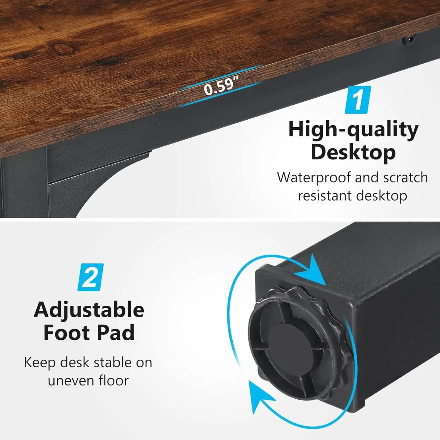 78 Inch Extra Long Two Person Computer Desk For Home Office from PriceLows™