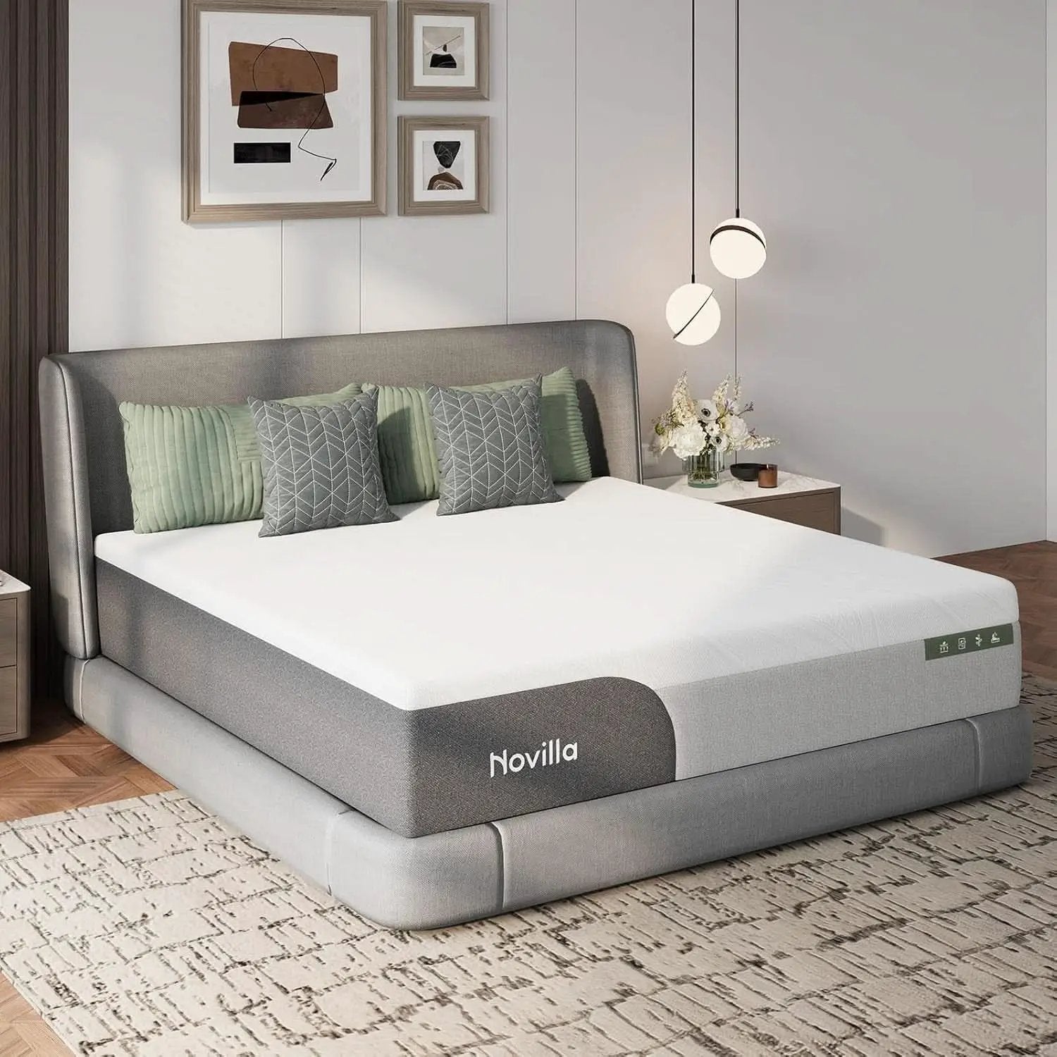Twin Gel Memory Foam Mattress TwelveInch CertipurUS from PriceLows™