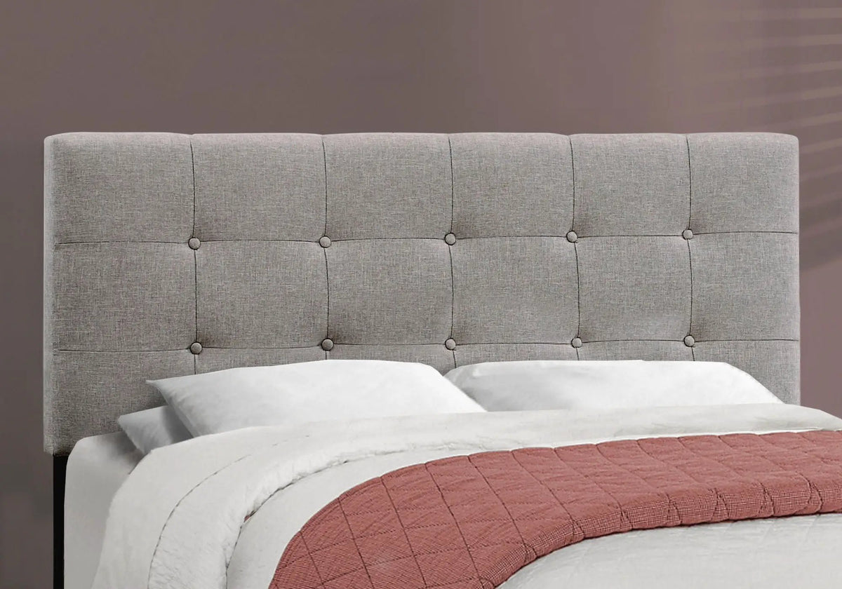 Upholstered Platform Bed Frame | Transitional Style | Frame Only | Thick Foam Padding