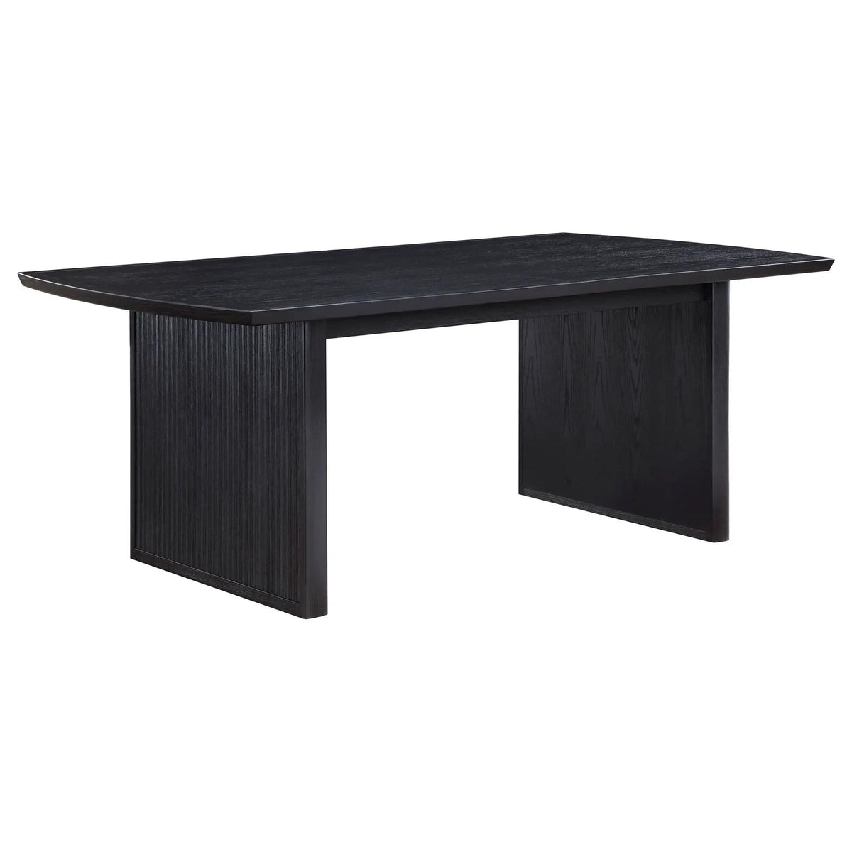 Brookmead 100-inch Extension Leaf Dining Table | 82 x 44 x 30.25 in | Wood | Black