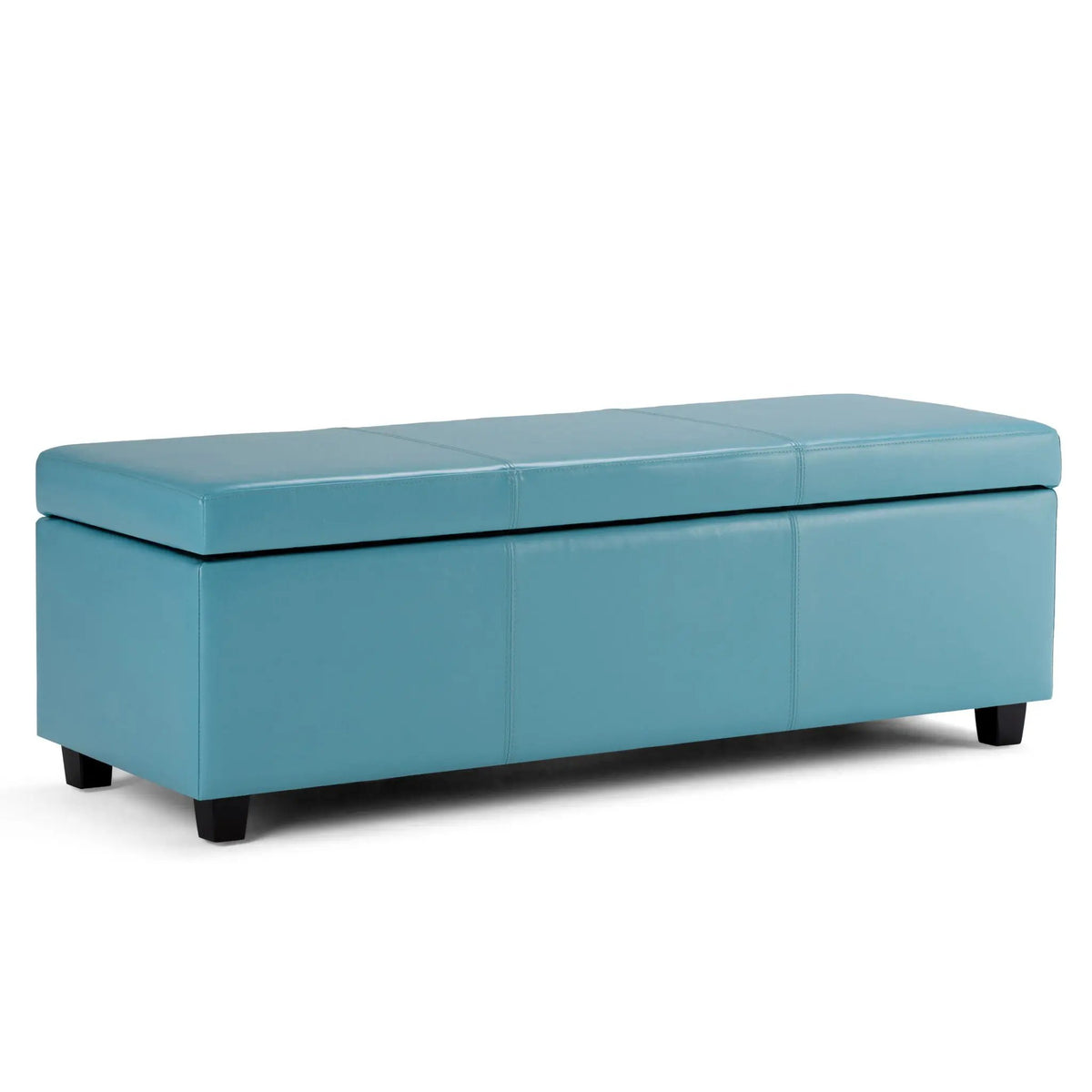 Storage Ottoman Bench | Solid Wood Frame | High Density Foam