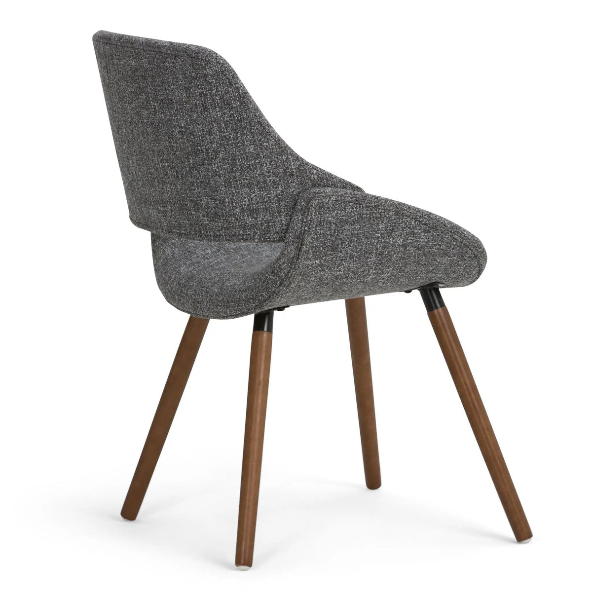 Malden Upholstered Bentwood Dining Chair | Mid Century Modern | Solid And Engineered Wood | High Density Foam