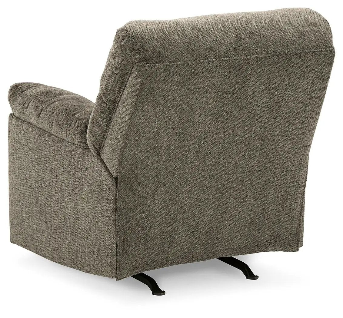 Alphons Rocker Recliner | Pull-Tab Reclining | Neutral Upholstery | Universal Appeal