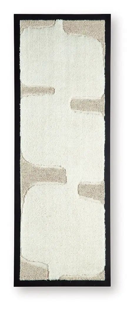 Kadworth Wall Decor | 20 x 1 x 56 in | Polyester & Wool | Taupe