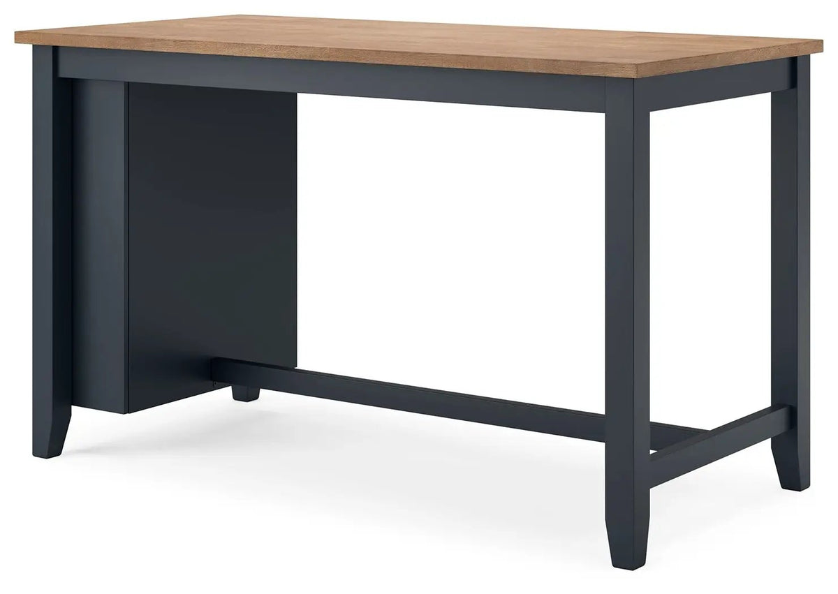 Gesthaven Rectangular Counter Set | 5-Piece | Dining Room Counter Height | Natural Wood Tone