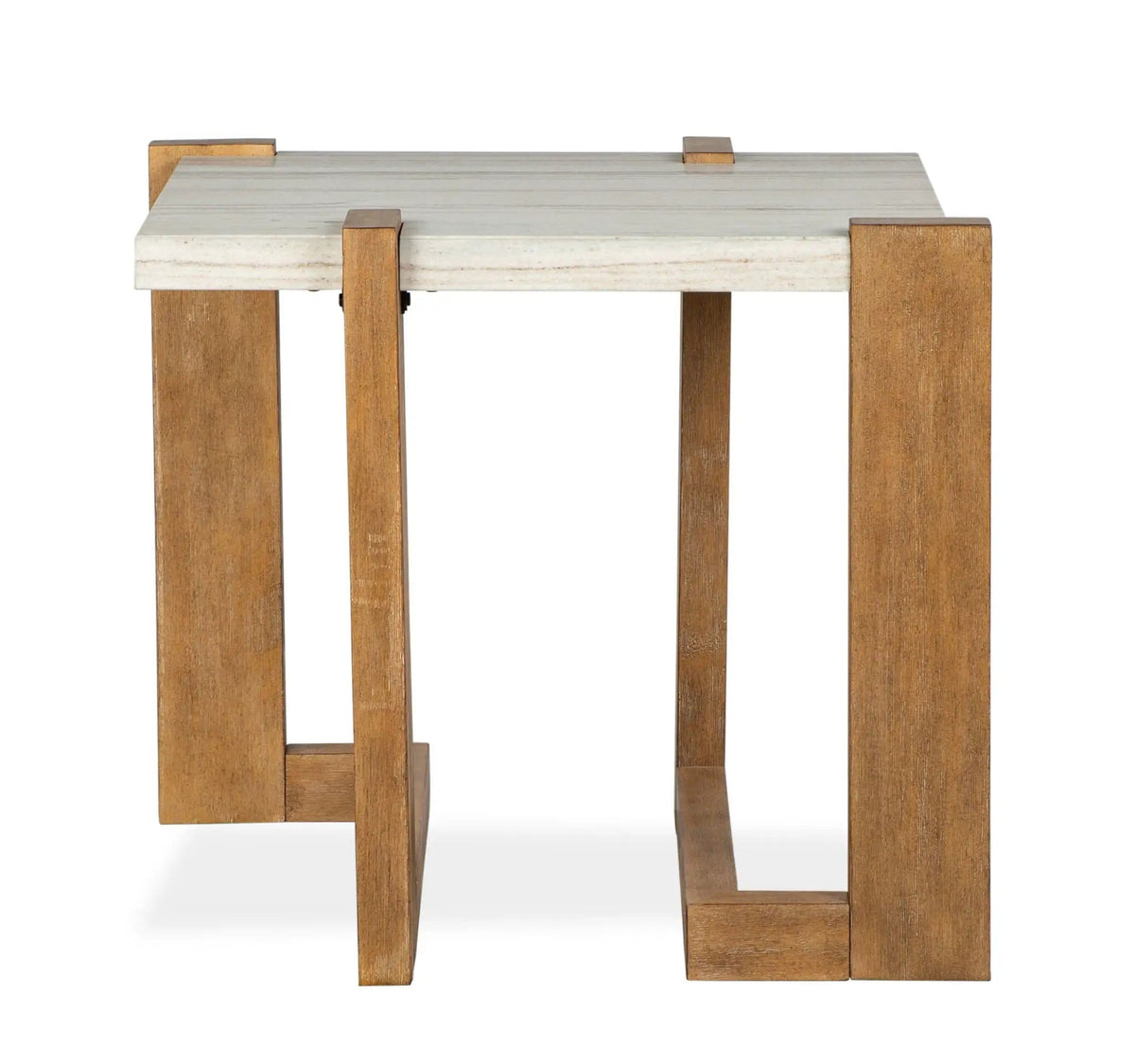Carrington Rectangular Table | 3 Pieces | Oak Veneer & Granite | Living Room