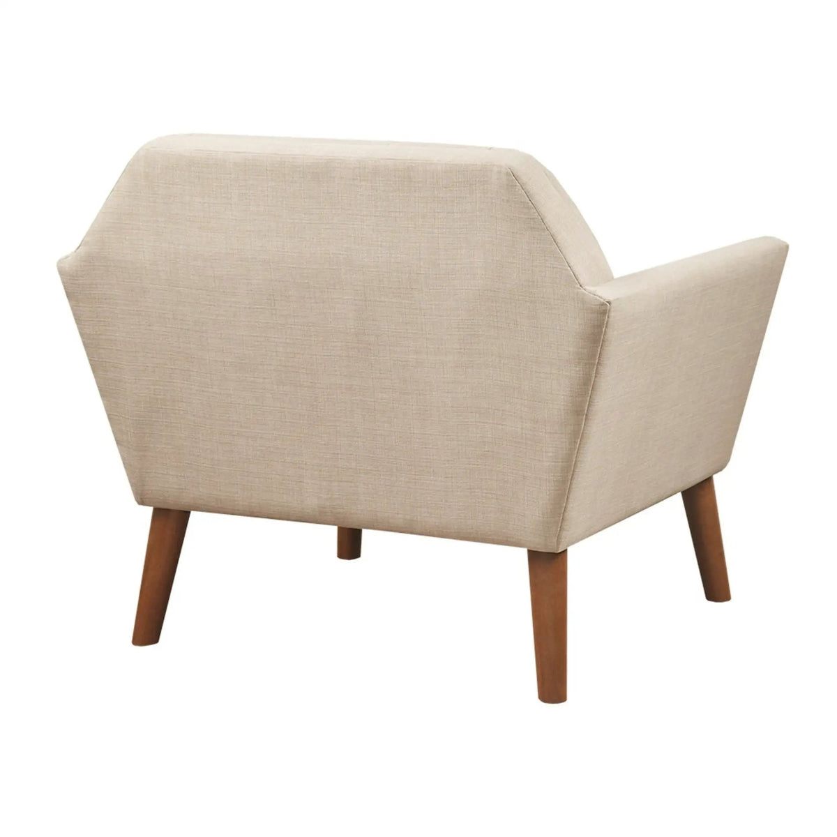Modern Lounge Chair | Button Tufting | Mid-Century Design | Comfortable Armrests