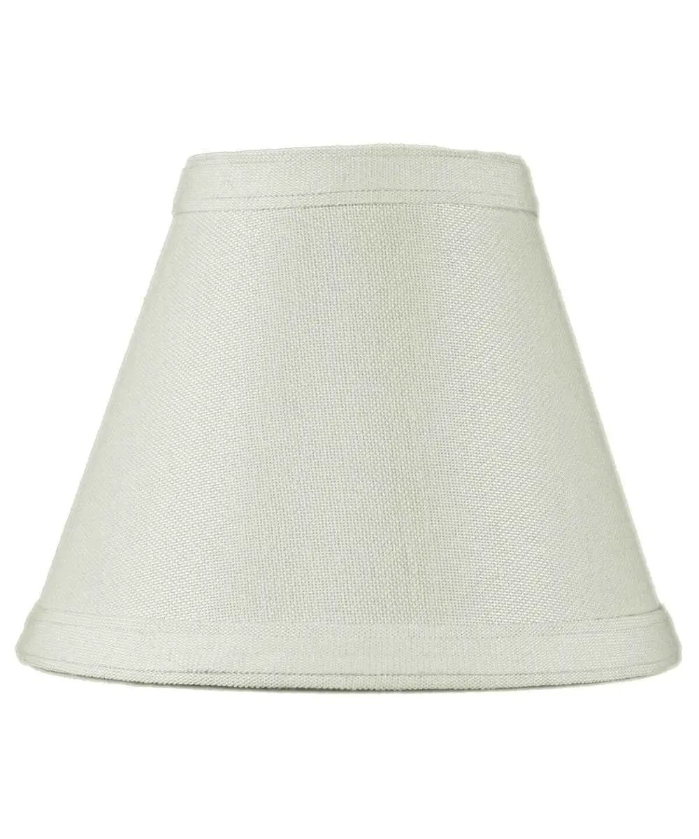 Lamp Shades | Empire Candle Clip | 6 X 5 Inches | Light Oatmeal Set