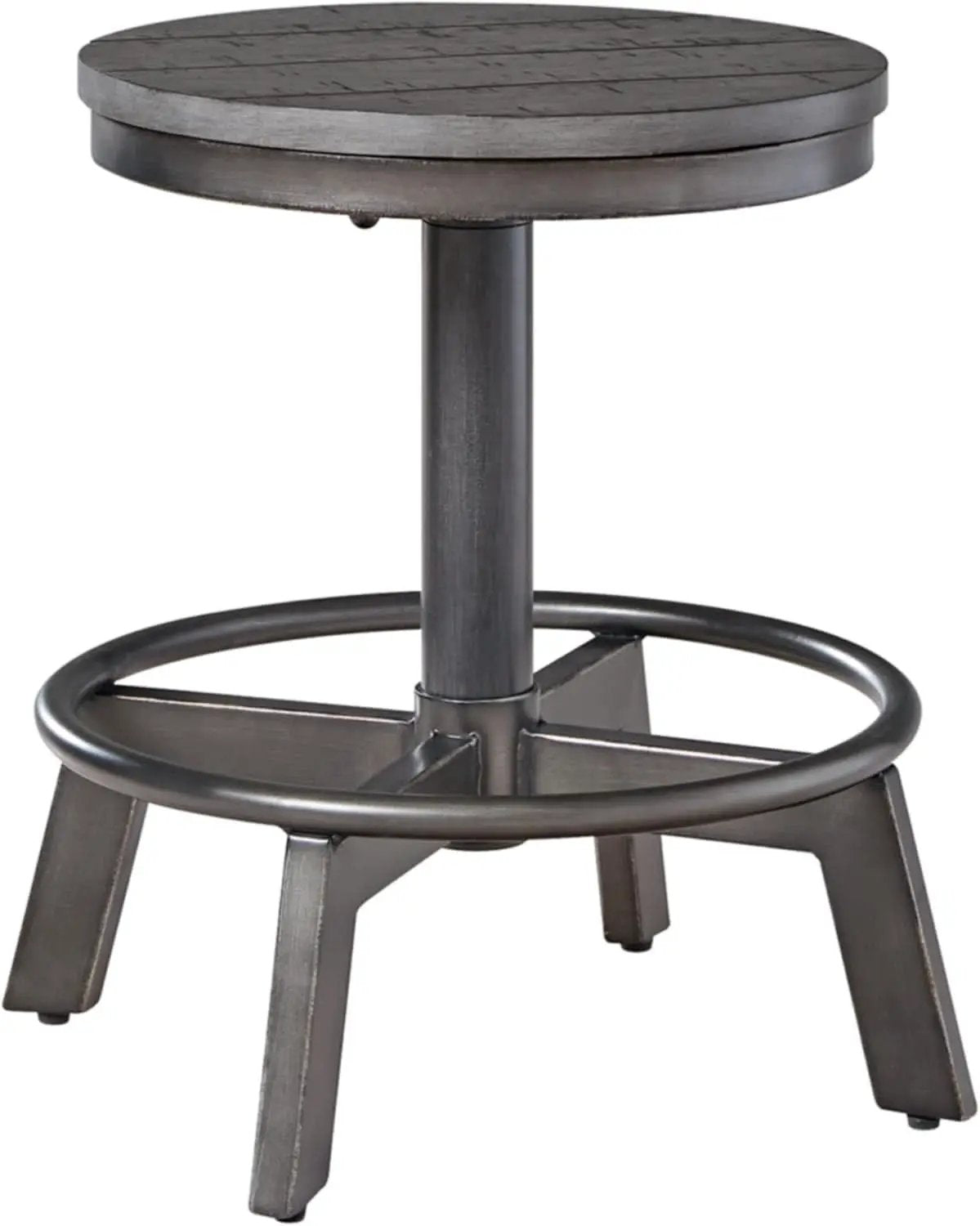 Torjin Gray Industrial Counter Height Stool Set of Two from PriceLows™