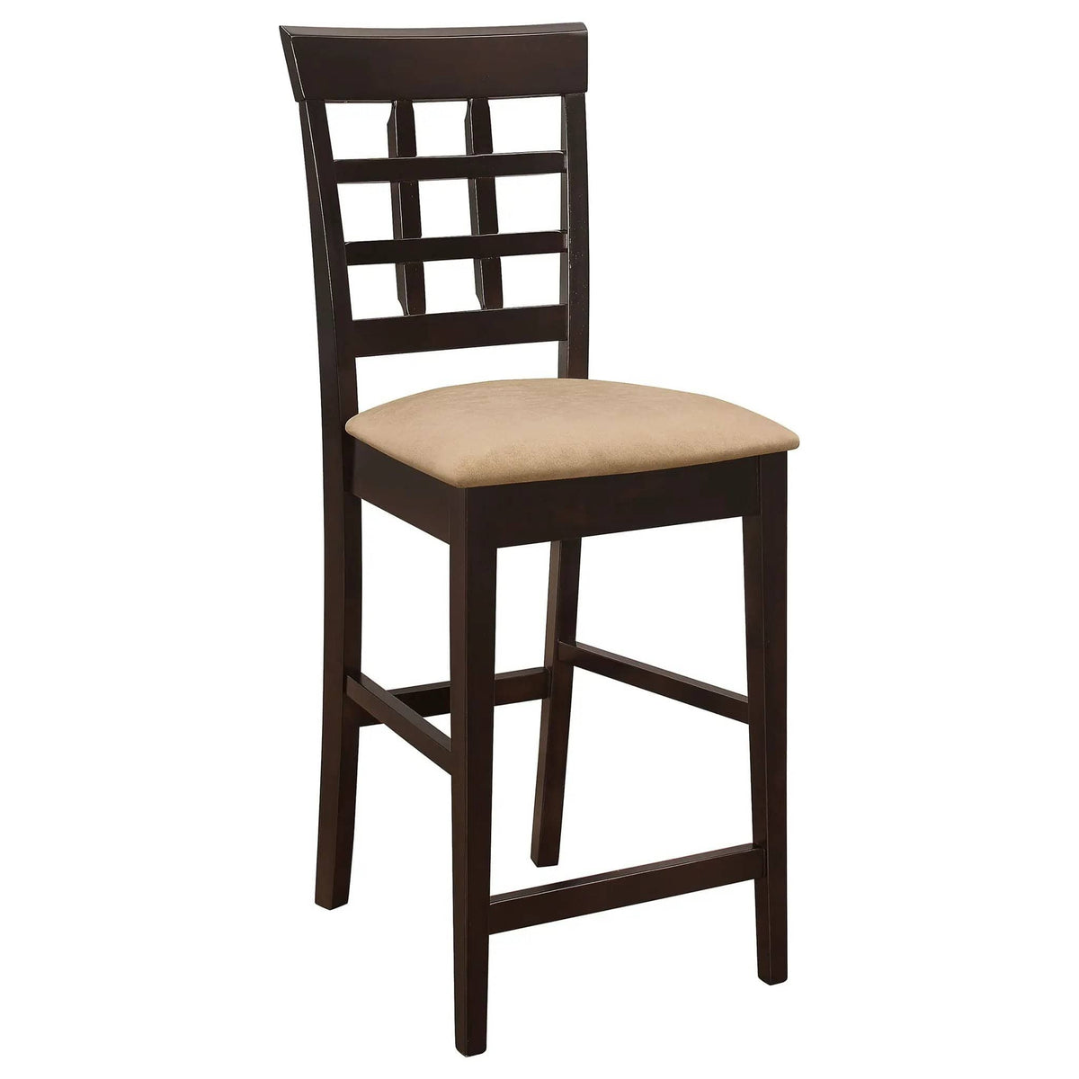 Gabriel 5-piece Square Counter Height Dining Set | 5-Piece Set | Rubberwood & Engineered Wood | Cappuccino