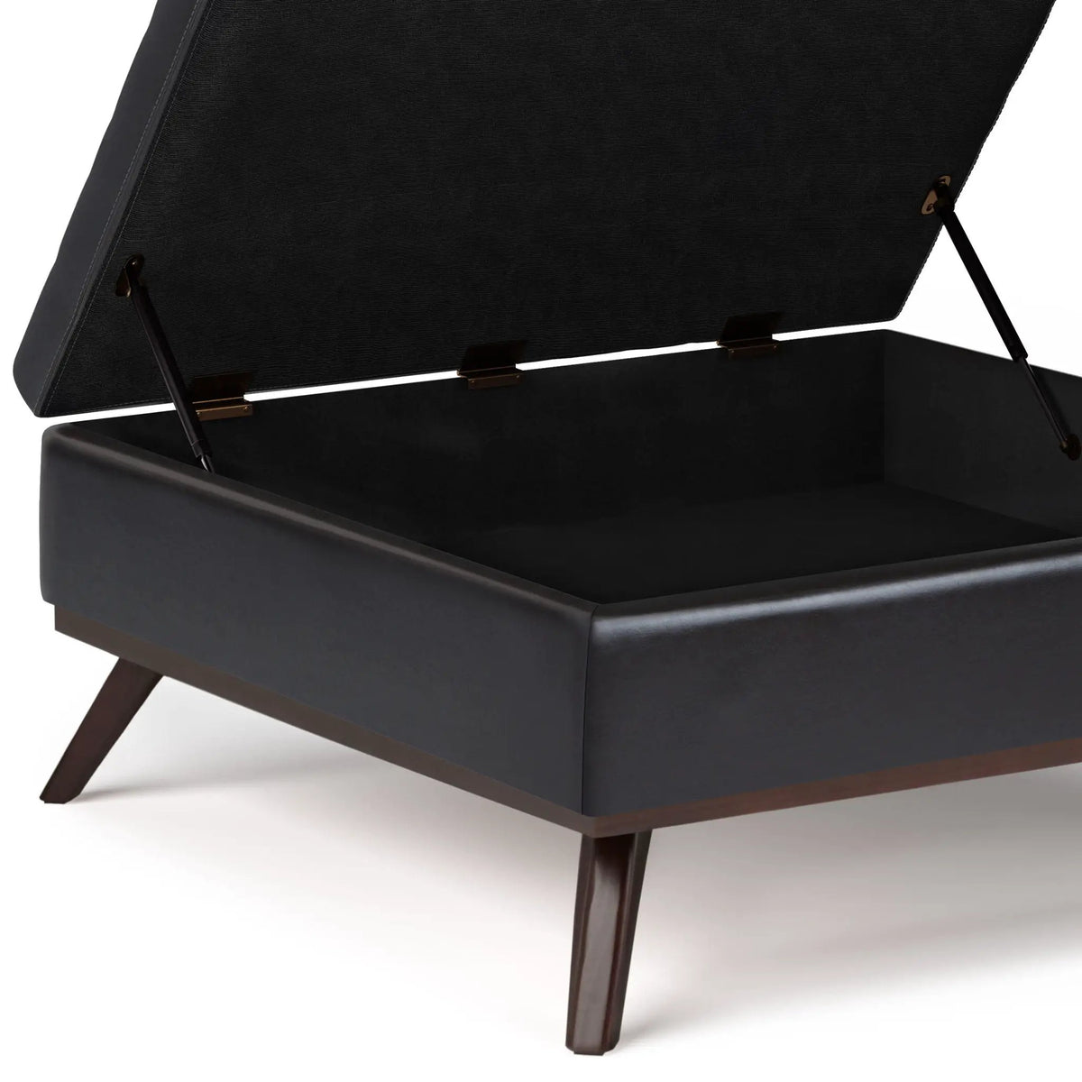 Owen Square Coffee Table Storage Ottoman | Hydraulic Lift-Up Lid | Multifunctional | 35.8 Inch Width
