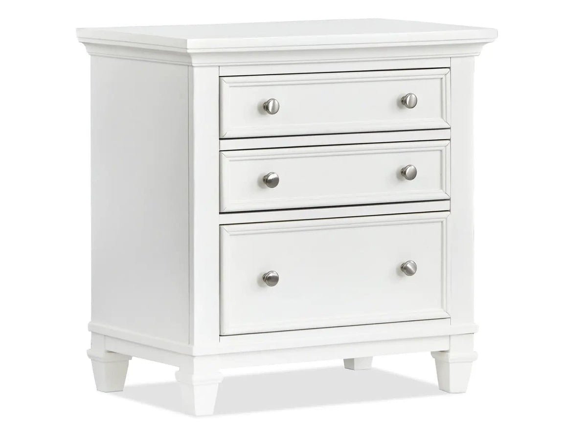 Charleston Drawer Nightstand Nightstands w/ Charging Station | 2 Pieces | Bedroom Furniture | Bedroom