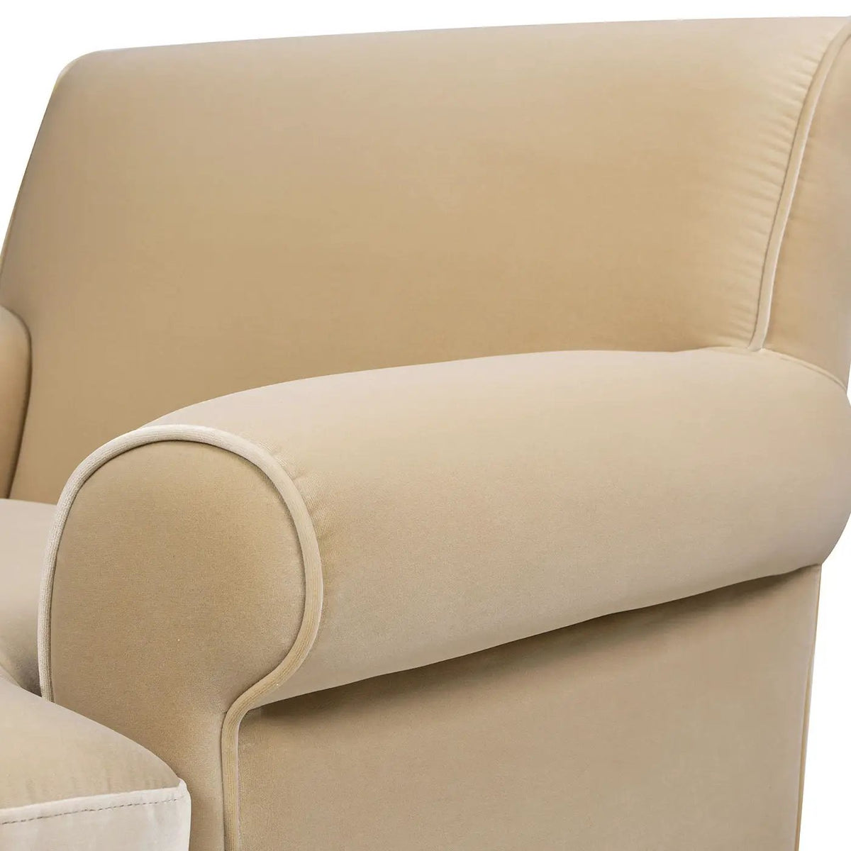 Alana Lawson Accent Arm Chair | Casters | Kiln-Dried Solid Wood Frame | Artisan Crafted