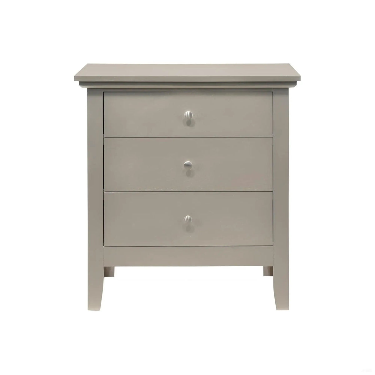 3 Drawer Nightstand | Real Wood Veneer | Dovetail Joints | Fully Assembled