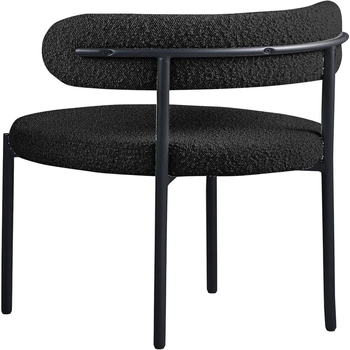 Upholstered Kitchen Chairs | Fabric Upholstery | Metal Legs | Set Of 2