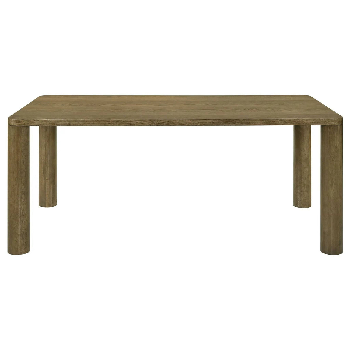Castlewood 5-piece 71-inch Rectangular Dining Set Brown | 5-Piece Set | Chenille & Wood | Oak