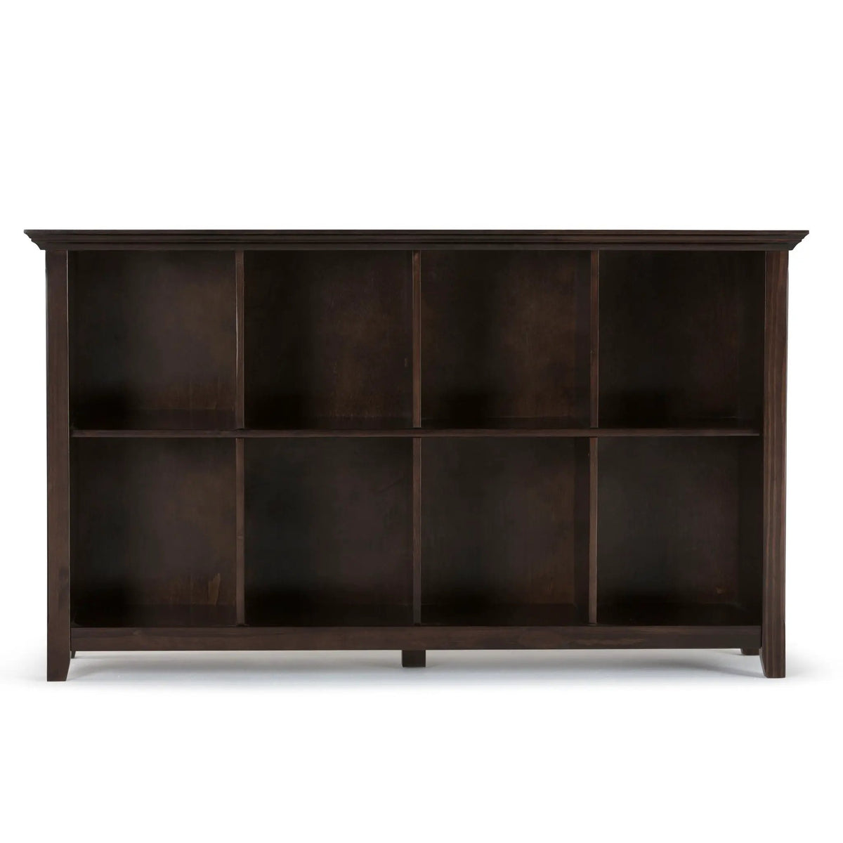 Acadian Cube Storage | Handcrafted Solid Wood | Twelve Large Cubbies | 57 Inch Width
