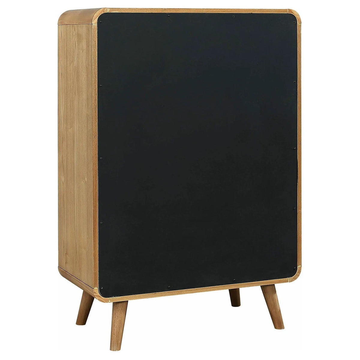 Robyn 5-drawer Bedroom Chest of Drawers Light Ash | 35.75 x 17 x 52.75 in | Rubberwood & Engineered Wood | Bedroom