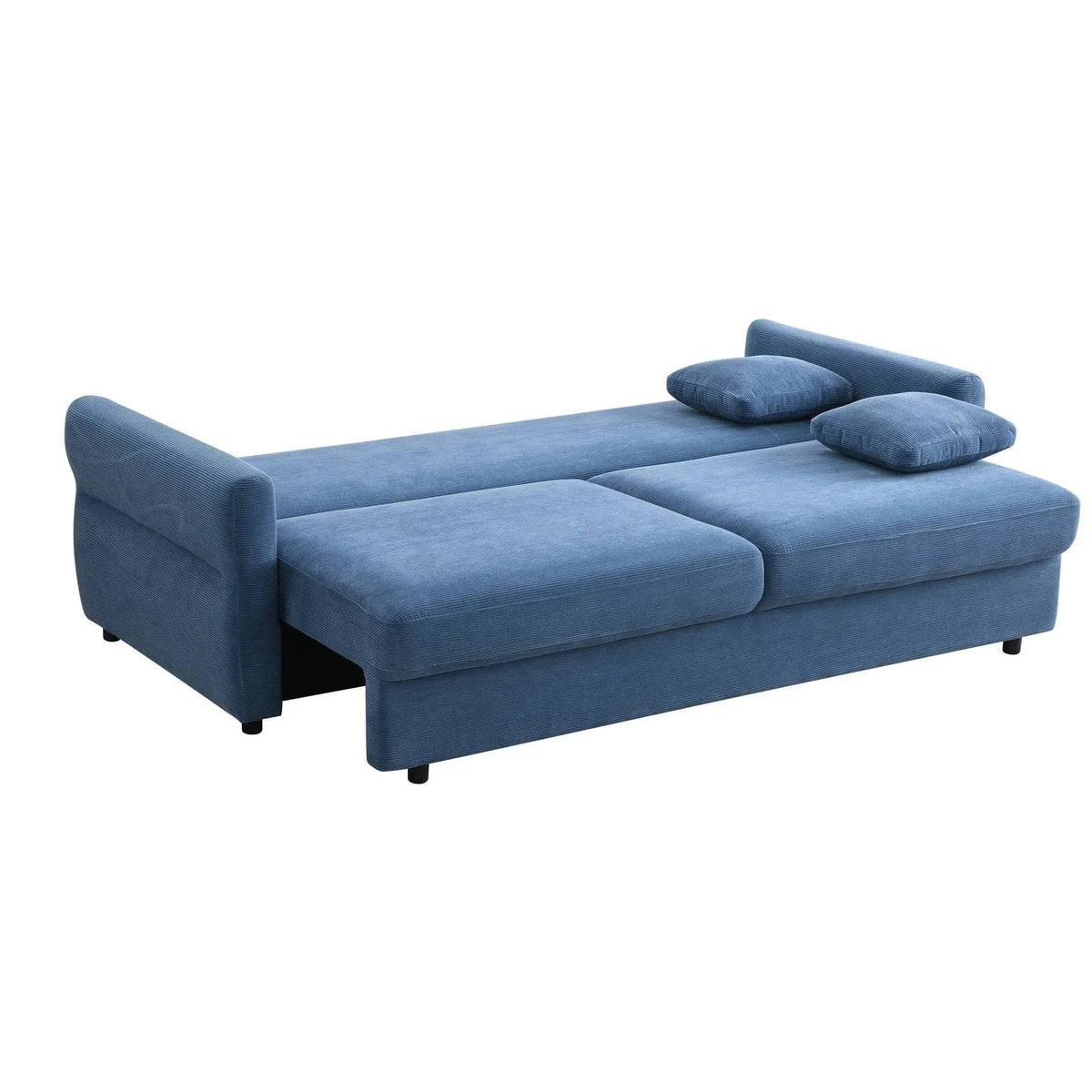 Haran Pull Out Sleeper Sofa With Storage | 2 Pieces | Fabric | Living Room