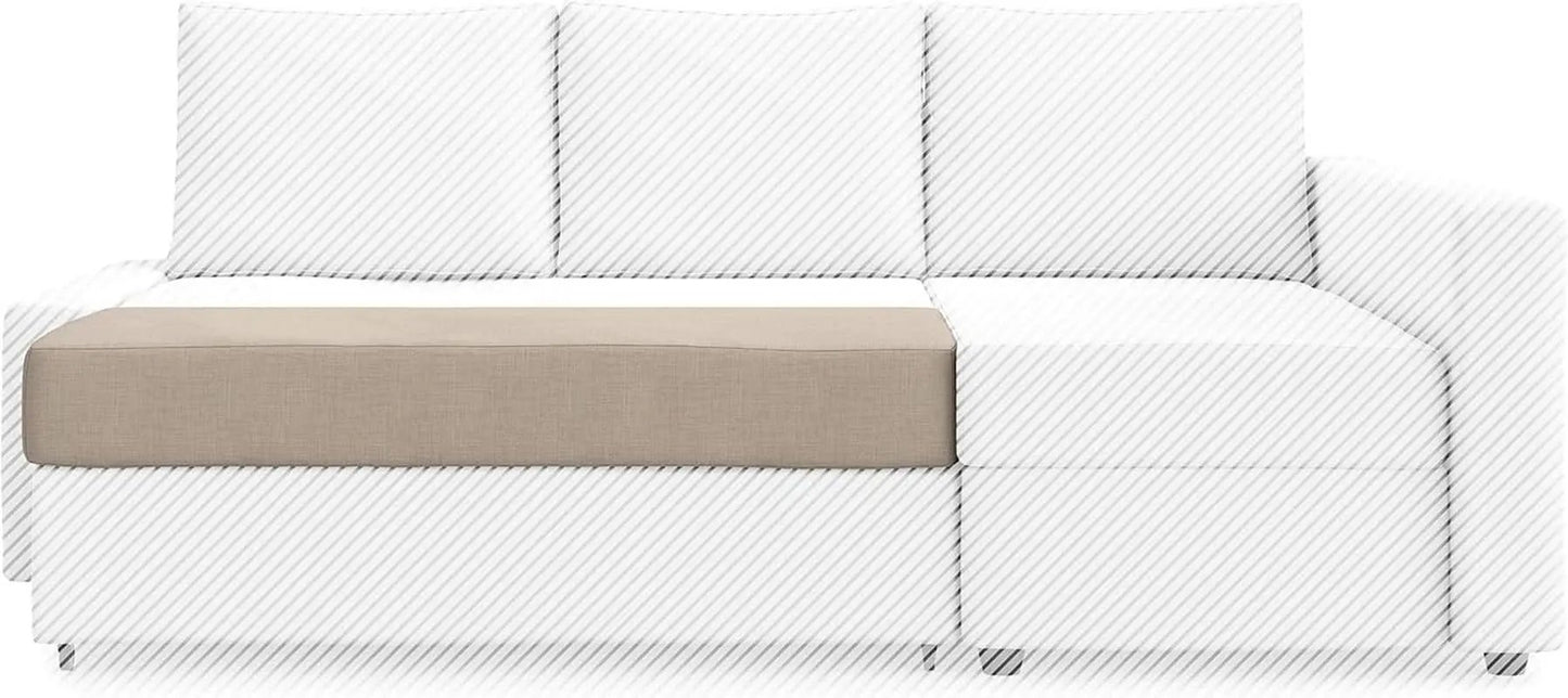 Friheten Slipcover For IKEA Sofa Bed Light Khaki Snug Fit from PriceLows™