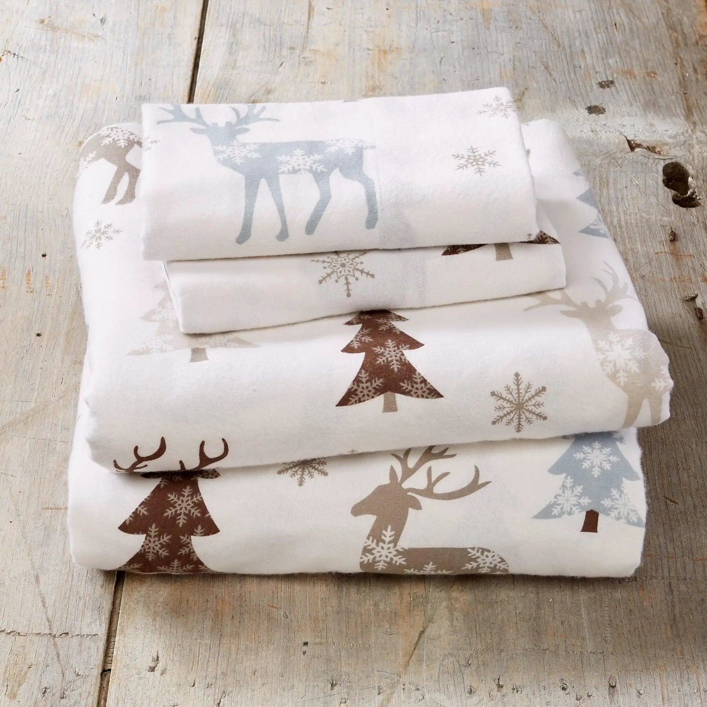 Turkish Cotton Flannel Sheet - Stratton Collection from PriceLows™