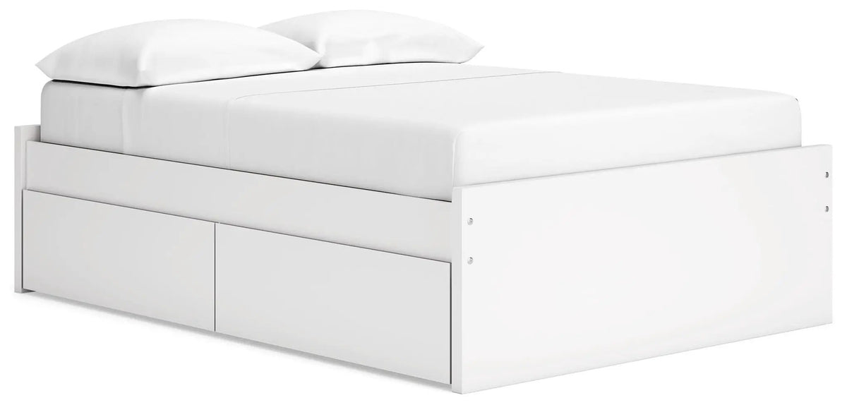 Platform Bed | Four Storage Drawers | Clean Minimal Design