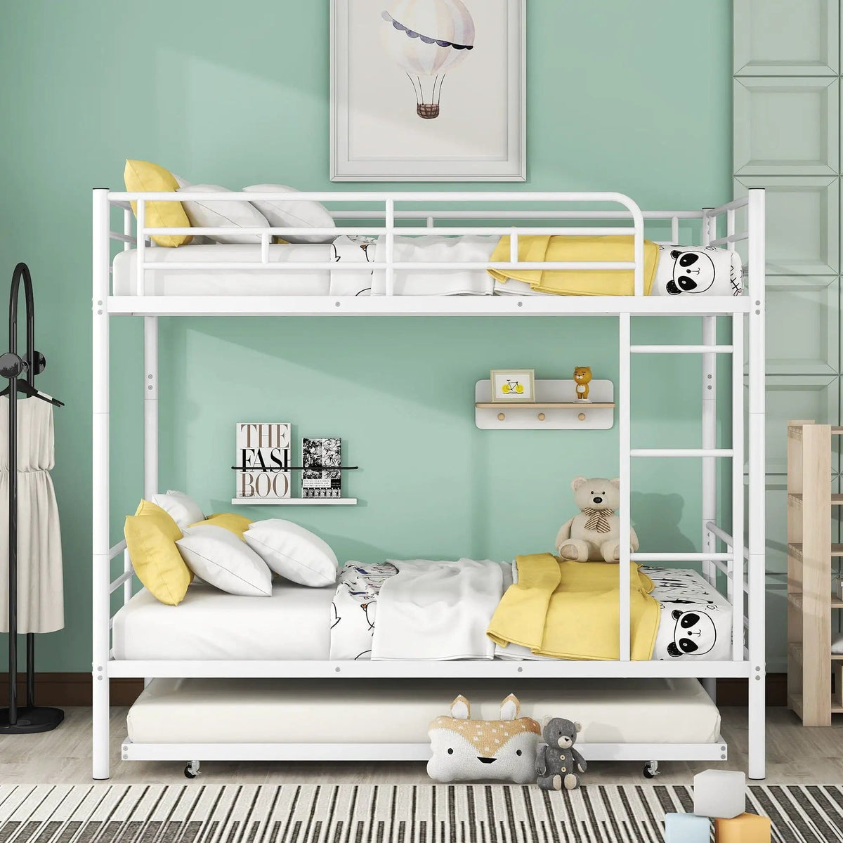 Steel Construction Bunk Bed | 4 Pieces | Steel | Bedroom