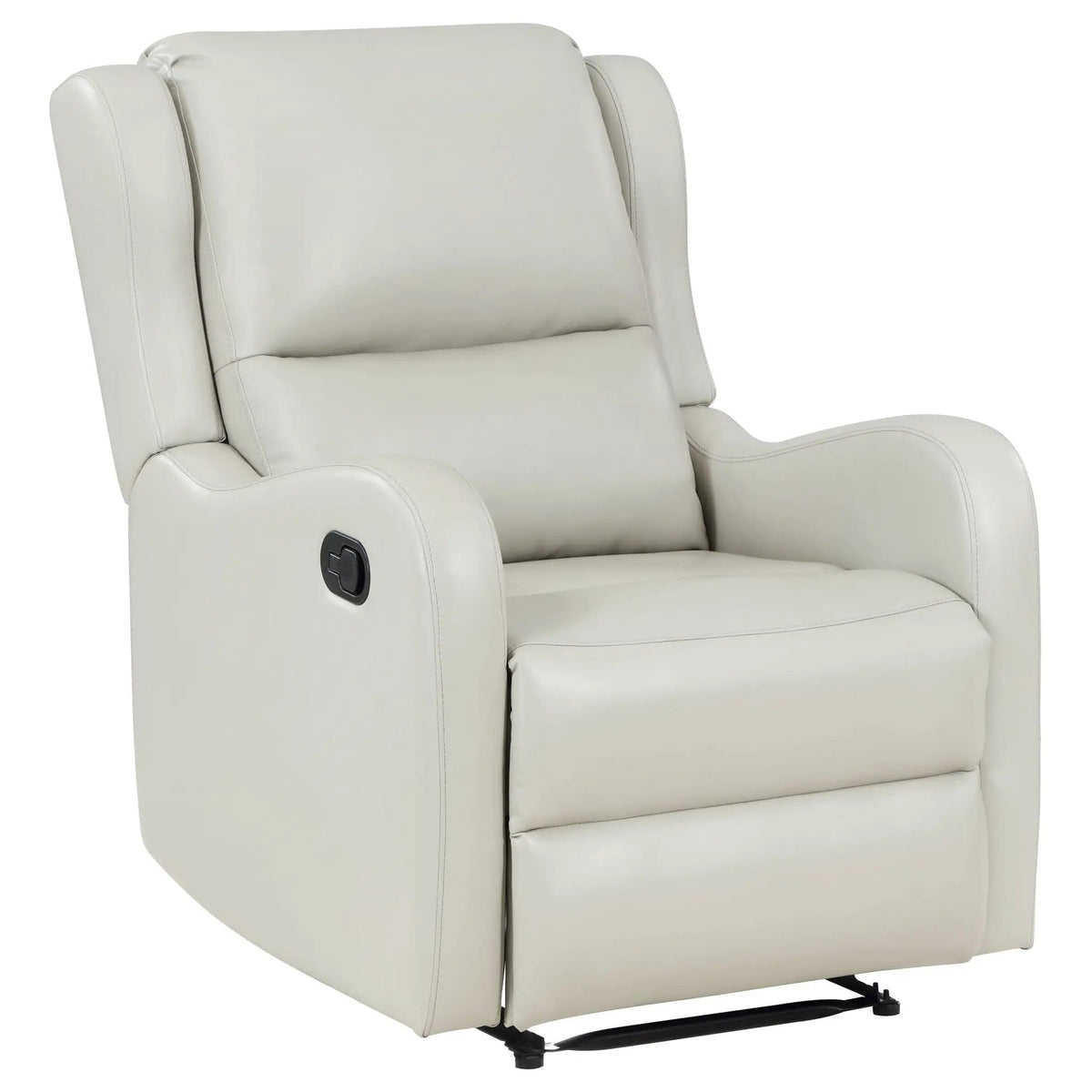 Kelsey Upholstered English Arm Recliner Chair | 30 x 38.25 x 41 in | Living Room Furniture | Ivory