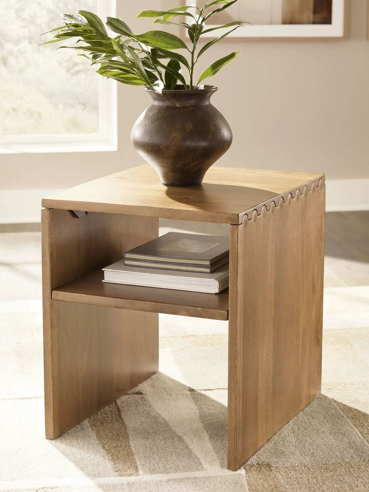 Ella Grove Rectangular Table | 2 Pieces | Mango Wood | Home