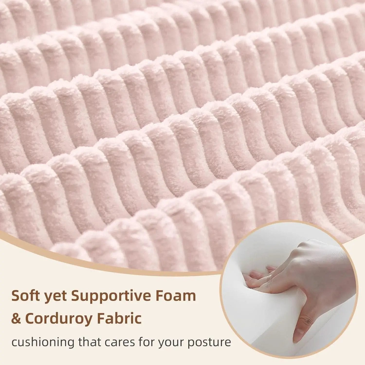 Transformable Sofa Bed QueenSize Pink Folding Frame from PriceLows™