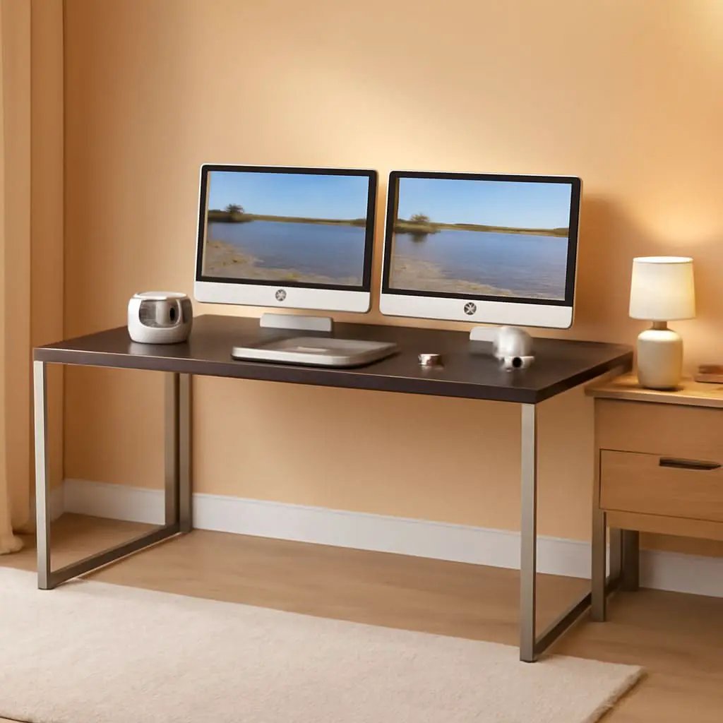 55-Inch Espresso Computer Desk For Office 24-Inch Depth from PriceLows™