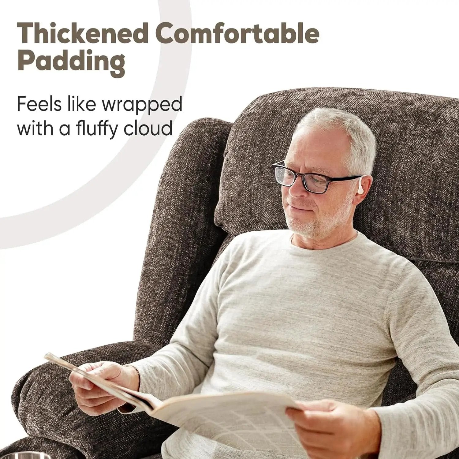 Brown Power Recliner With Massage And Heat Power Lift from PriceLows™