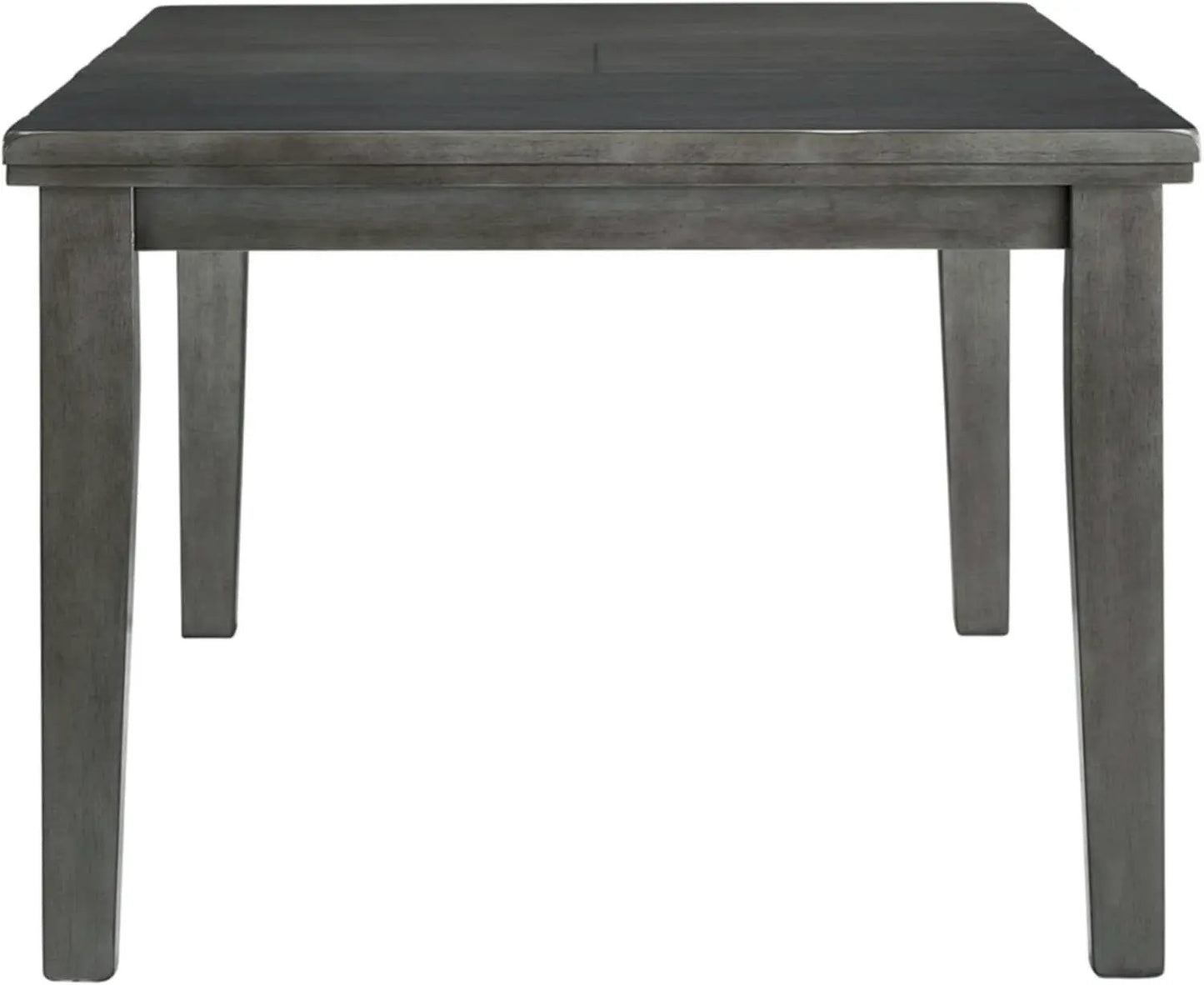 Hallanden Modern Farmhouse Butterfly Extension Dining Table Dark Gray from PriceLows™
