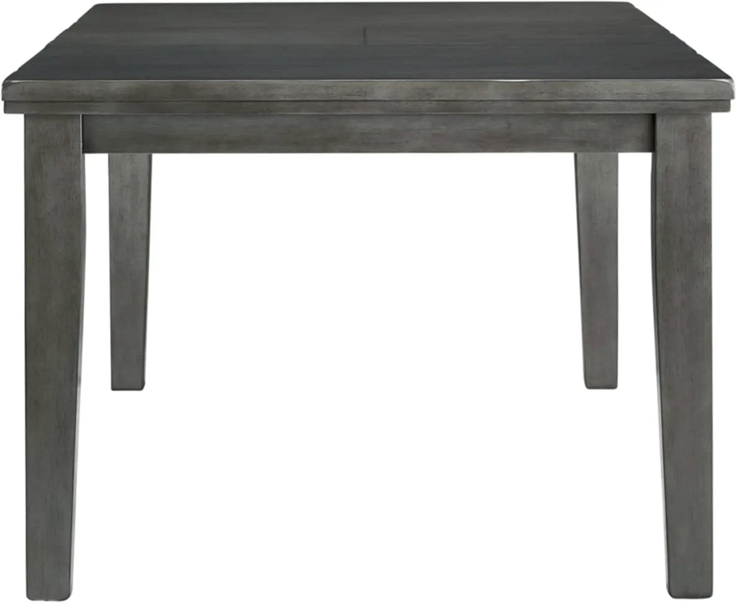 Hallanden Modern Farmhouse Butterfly Extension Dining Table Dark Gray from PriceLows™