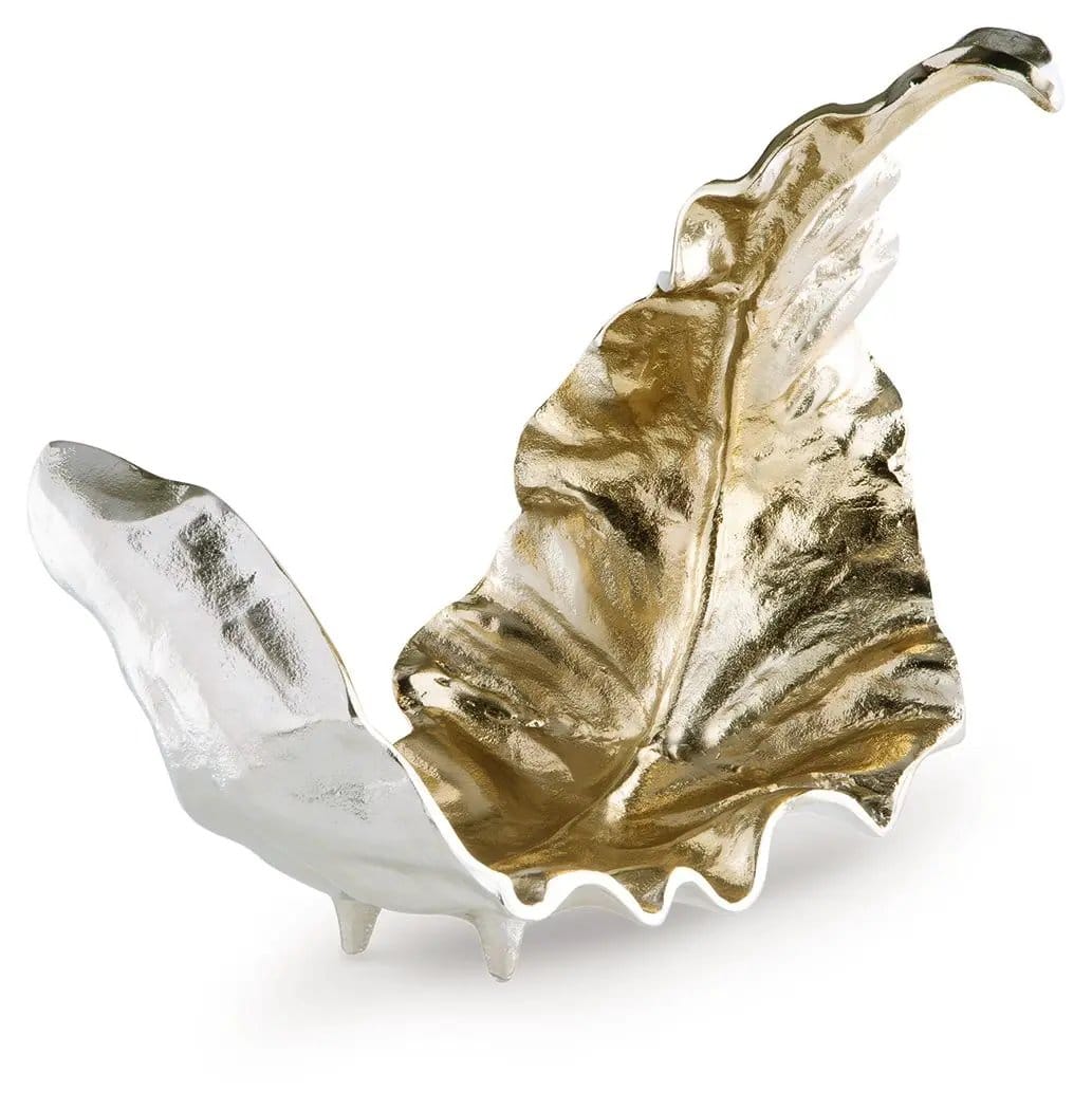 Darinsen Sculpture | 14.25 x 11.88 x 14.13 in | Aluminum | Gold / Silver Finish