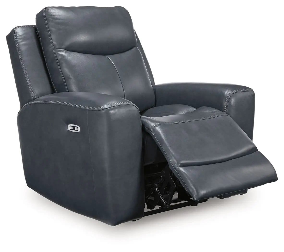 Bexhurst Power Recliner With Adjustable Headrest Reclining Chair | 2 Pieces | Faux Leather | Living Room