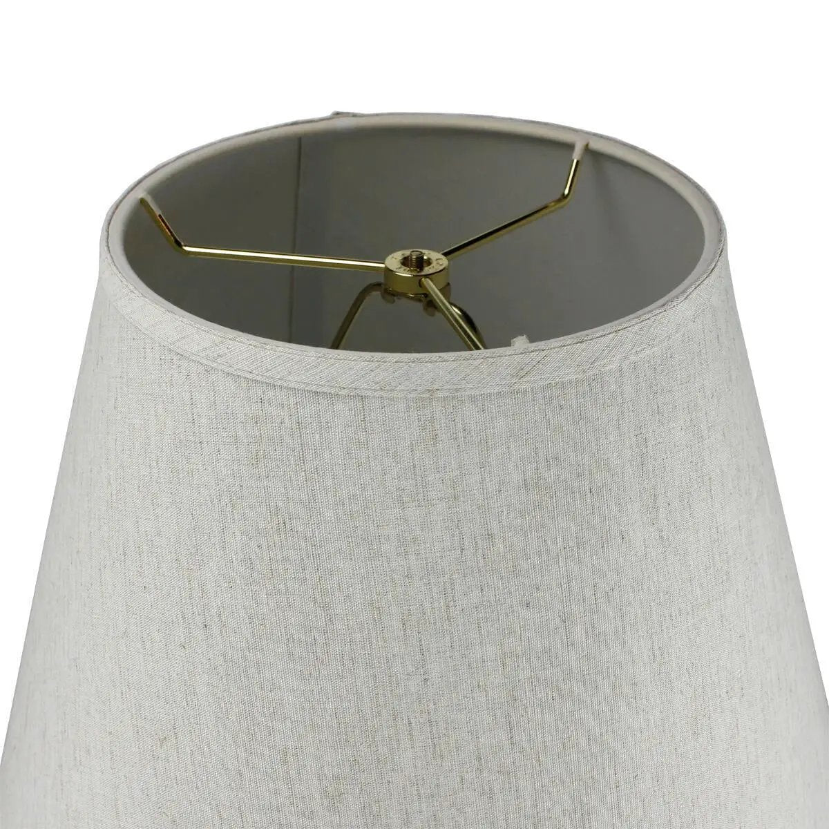 Swag Plug In Pendant | 1 Light | 16 Inch Wide | Textured Oatmeal Shade