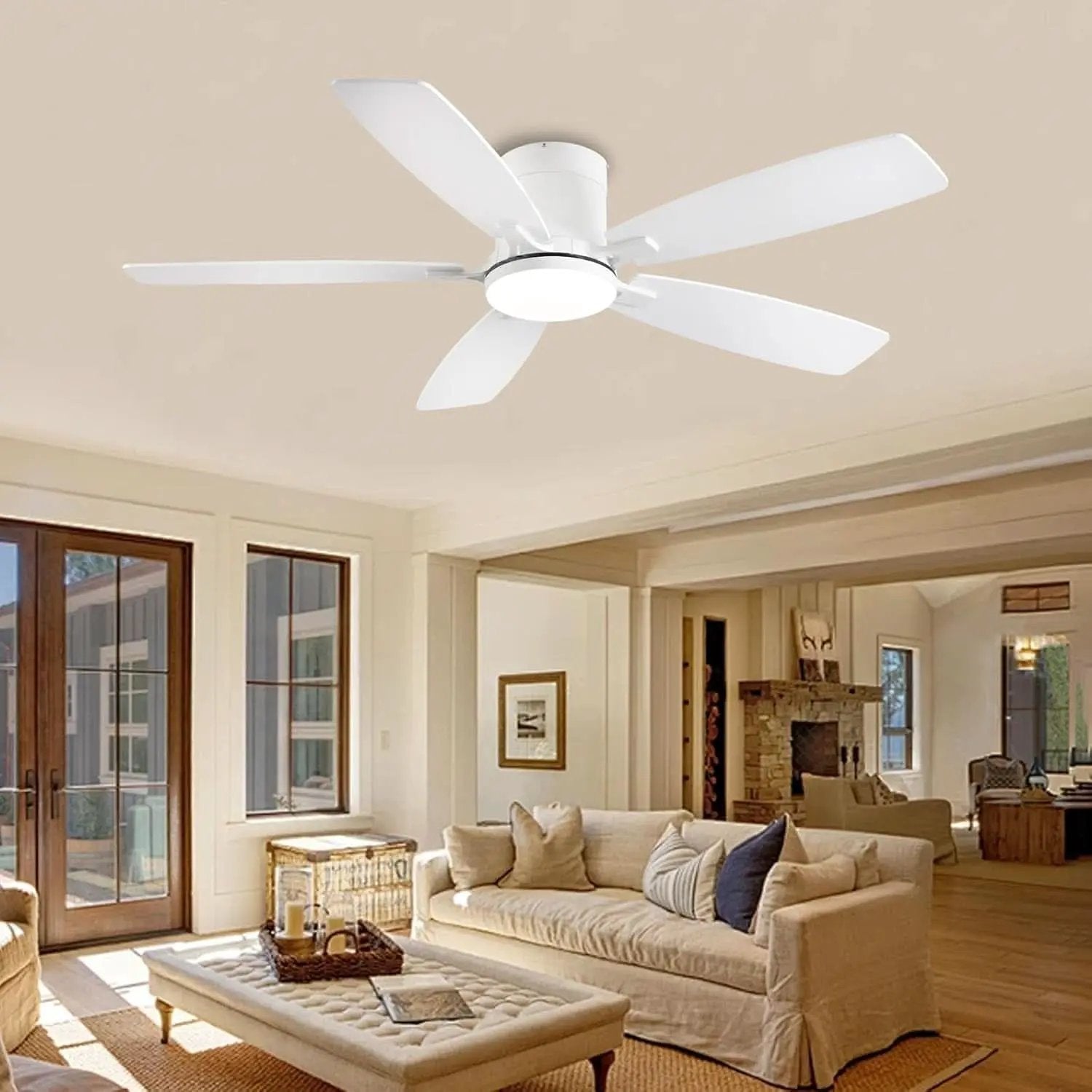 52 Inch Energy Efficient Ceiling Fan With Remote Control from PriceLows™
