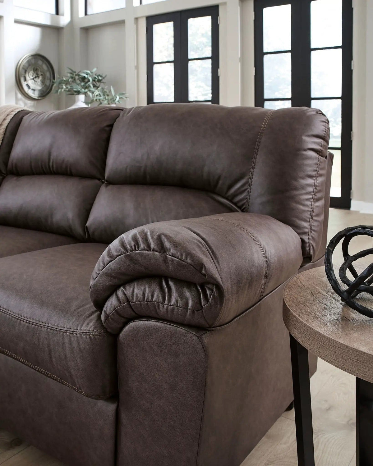 WillowBend Sofa | 2 Pieces | Faux Leather | Living Room