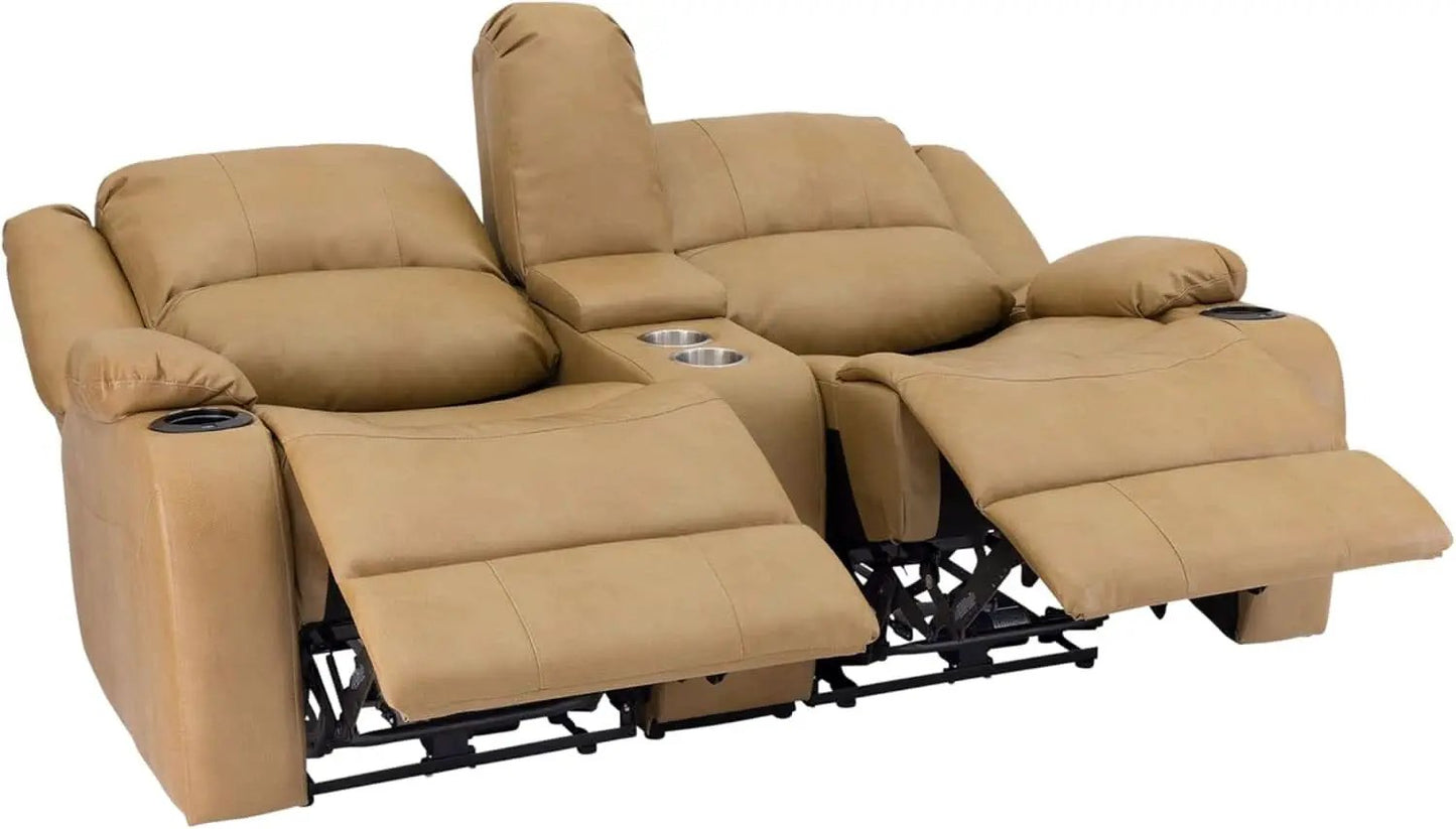 Charles 67 Inch Powered Double RV Wall Hugger Recliner Sofa from PriceLows™