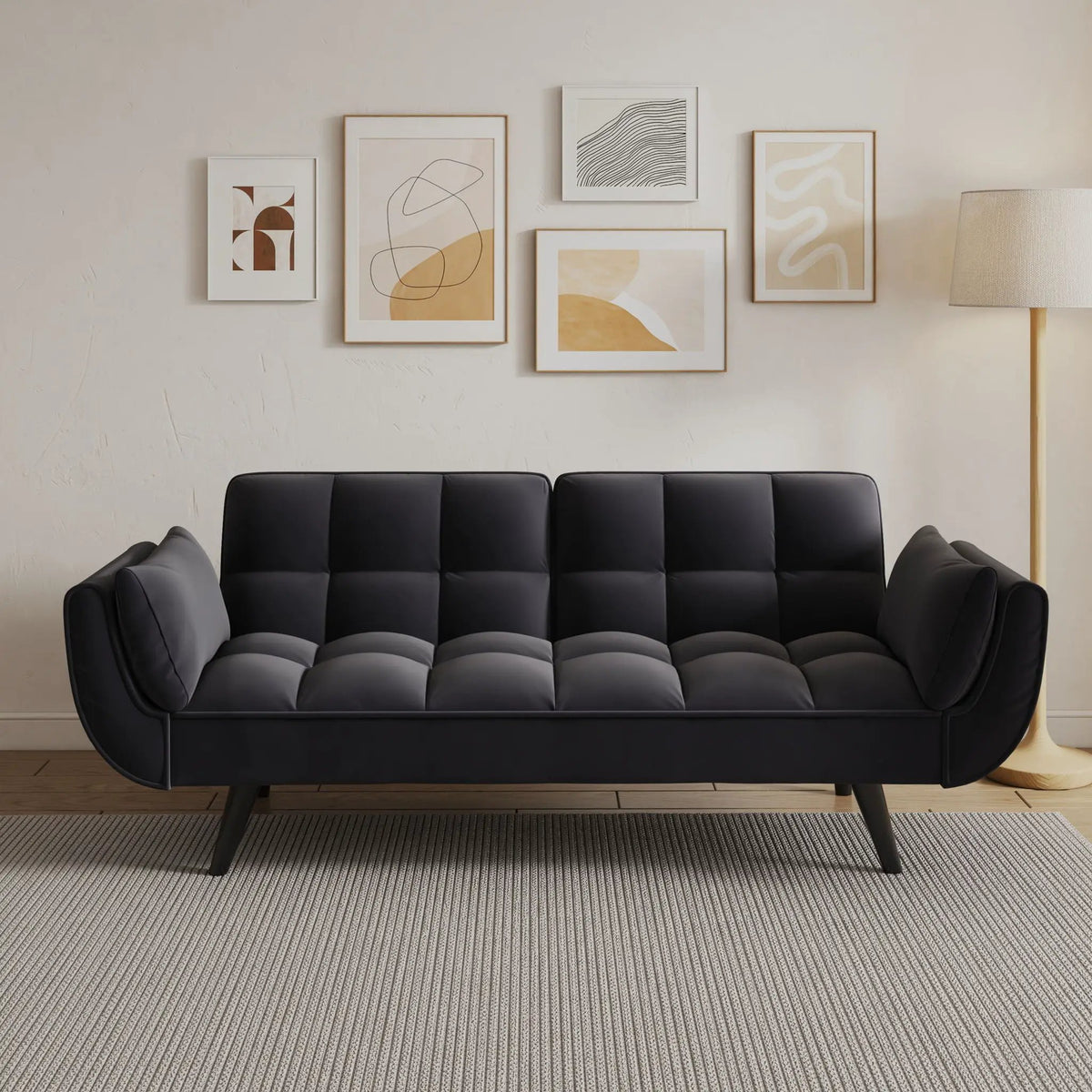 Convertible Sofa | Two Seater | Adjustable Back | Compact