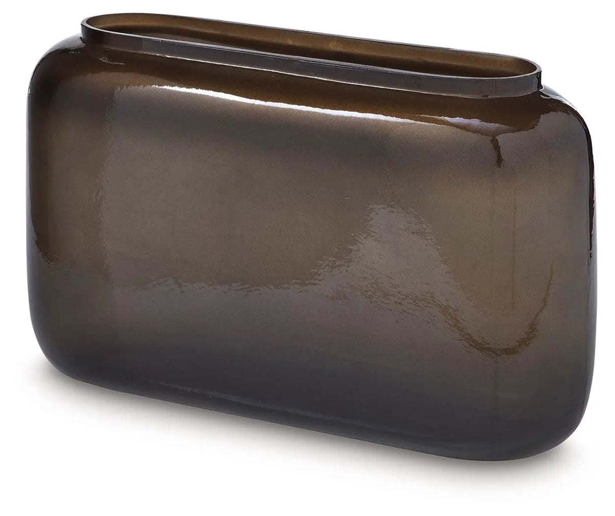 Sumner Metallic Vase | Sleek Lines | Modern Elegance | 12.13 Inch Length