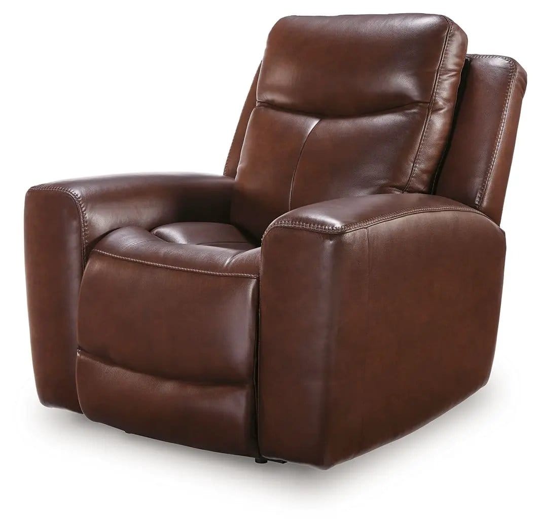 Bexhurst Power Recliner With Adjustable Headrest Reclining Chair | 2 Pieces | Faux Leather | Living Room