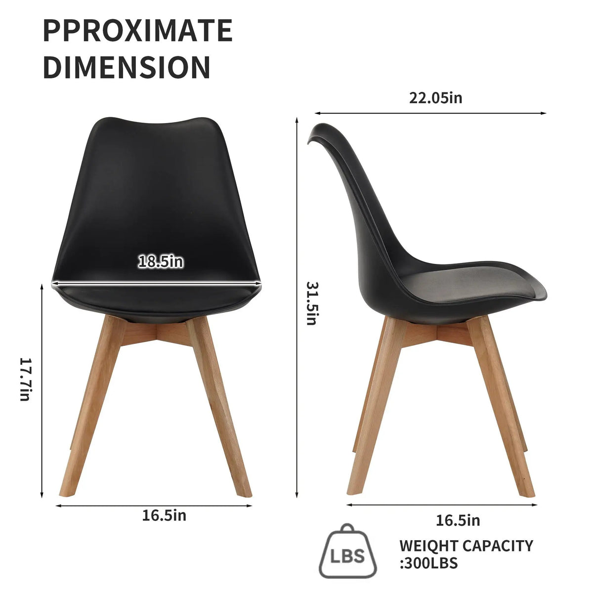Medieval Dining Chairs | Set Of 4 | Reinforced Wooden Legs | Thickened Cushion