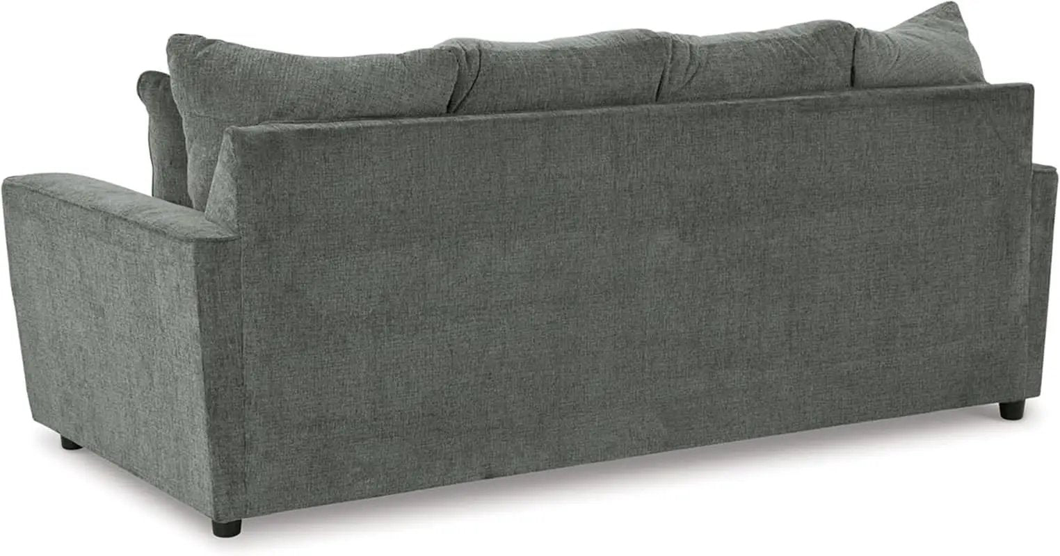 Gray Upholstered Casual Sofa With Flared Arms Modern from PriceLows™