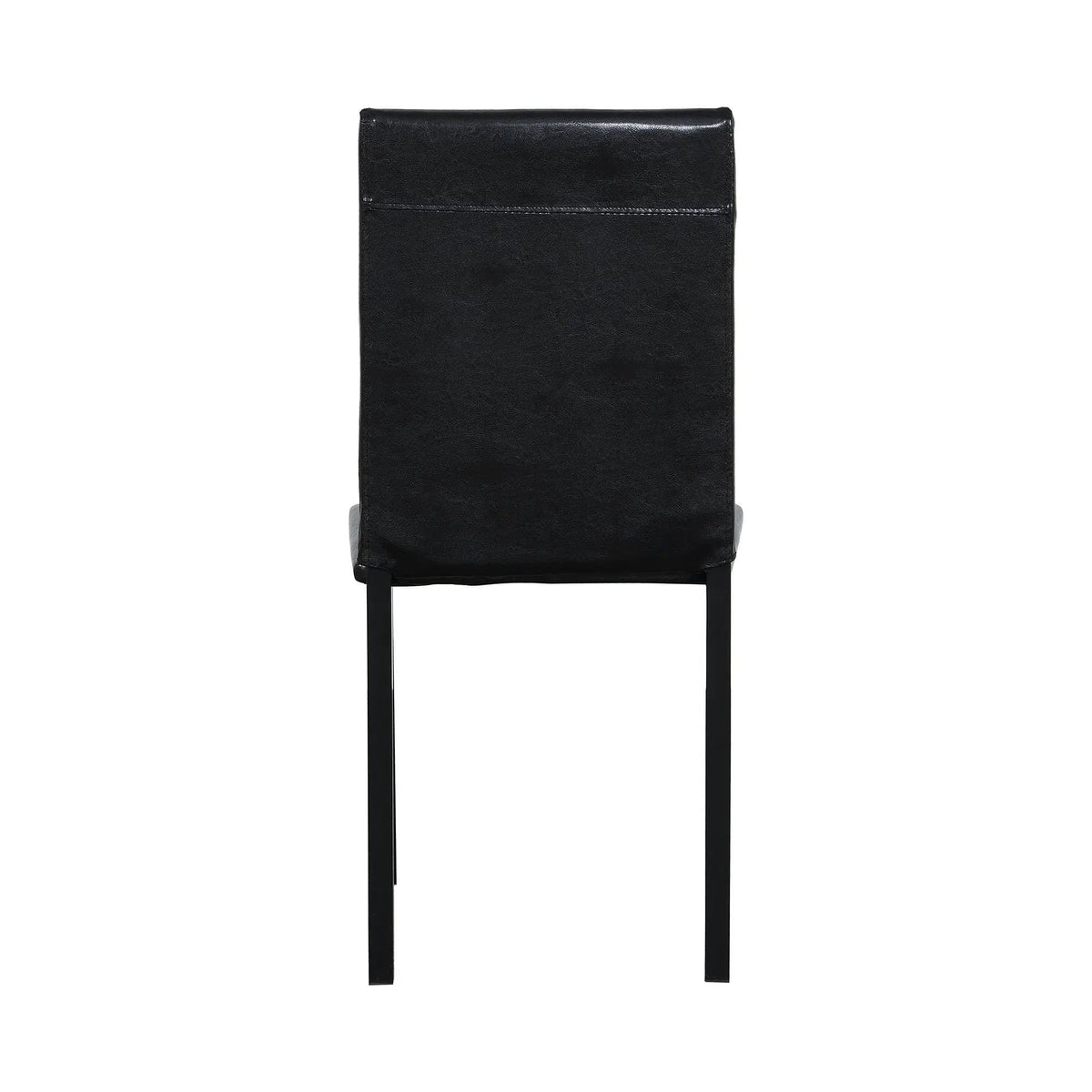 Metal Frame Dining Seats (Set of 4) - | Chair Set | Metal | Black
